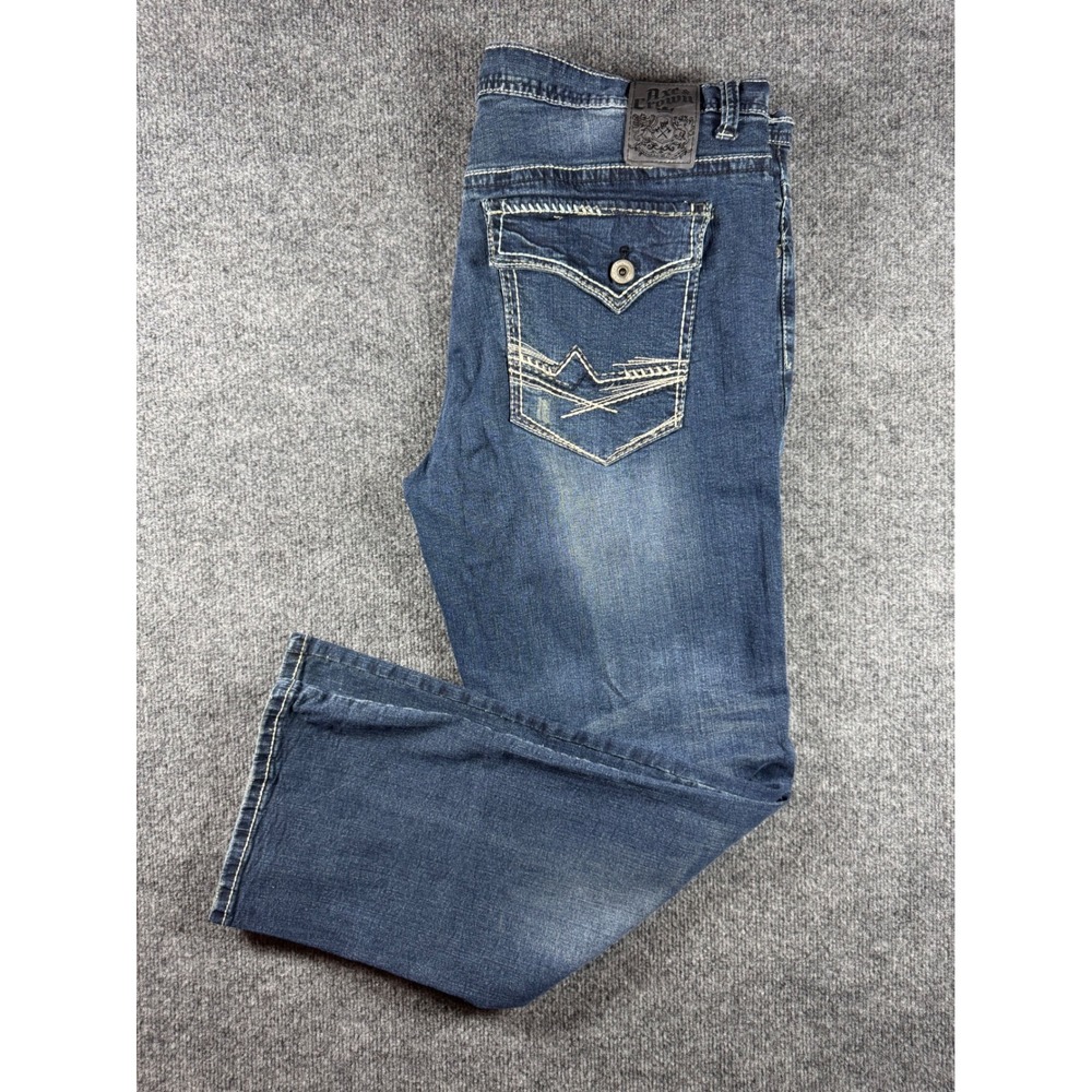 Axe & Crown Daxter Straight Leg Jeans Mens 40x32 Blue Denim Y2K